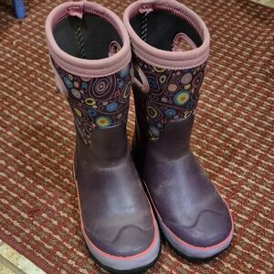 Pink and Purple BOGS Winter Boots